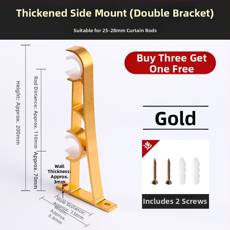 Užuolaidų lazdelės laikiklis – aliuminio lydinys, prekinis ženklas Sheng bangrong, stilius Kitas, be pritaikymo