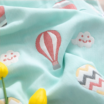 Fuyufen rätikukilldu, 99% puuvill, karikatuurimuster, reaktiivne värvimine, 1.1–1.5 kg