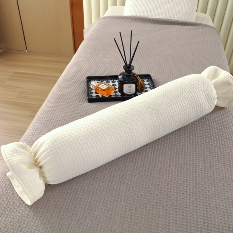 Удължена цилиндрична възглавничка за крак в европейски стил – сваляща се и подходяща за пране, пълнеж от коприна, комплект от четири части