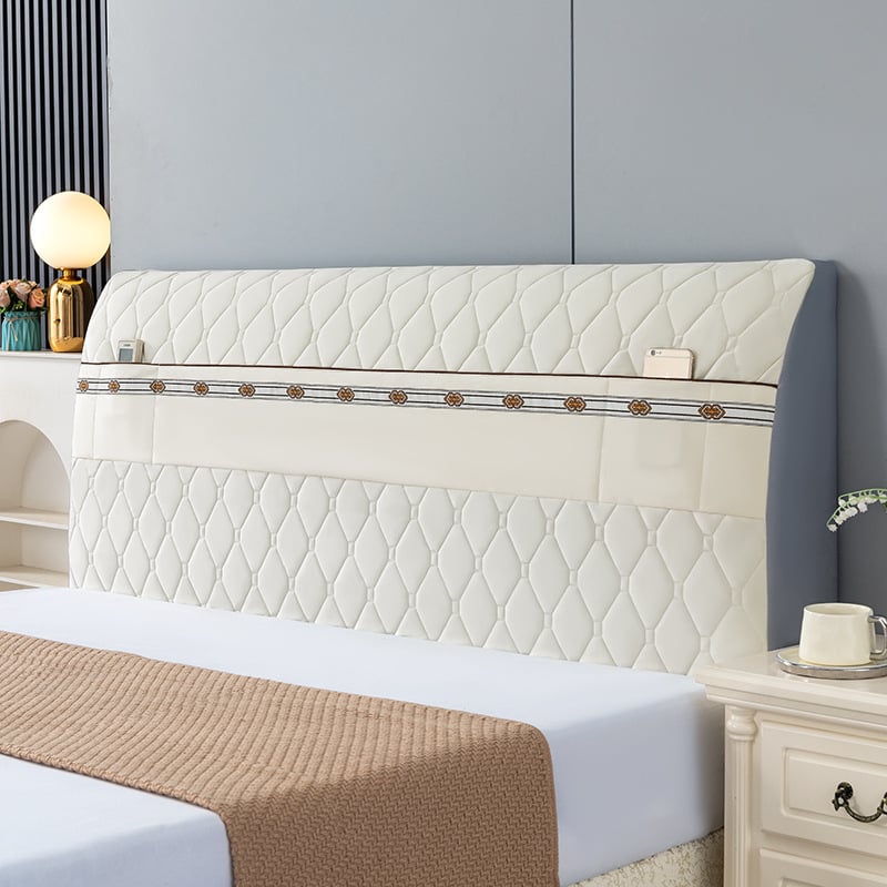 Σετ καλύμματος κεφαλής κρεβατιού από φλάνελ – τετραεποχικό, παχύ, προστασία από σκόνη για την πλάτη, καθολικό, αντιχτυπήσεων, μάρκα Xinjia Harbor