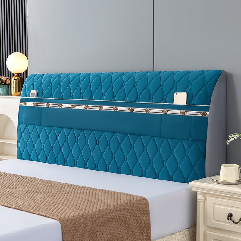 Σετ καλύμματος κεφαλής κρεβατιού από φλάνελ – τετραεποχικό, παχύ, προστασία από σκόνη για την πλάτη, καθολικό, αντιχτυπήσεων, μάρκα Xinjia Harbor