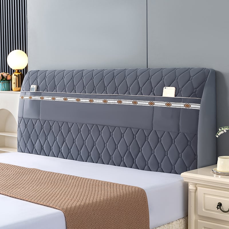 Σετ καλύμματος κεφαλής κρεβατιού από φλάνελ – τετραεποχικό, παχύ, προστασία από σκόνη για την πλάτη, καθολικό, αντιχτυπήσεων, μάρκα Xinjia Harbor