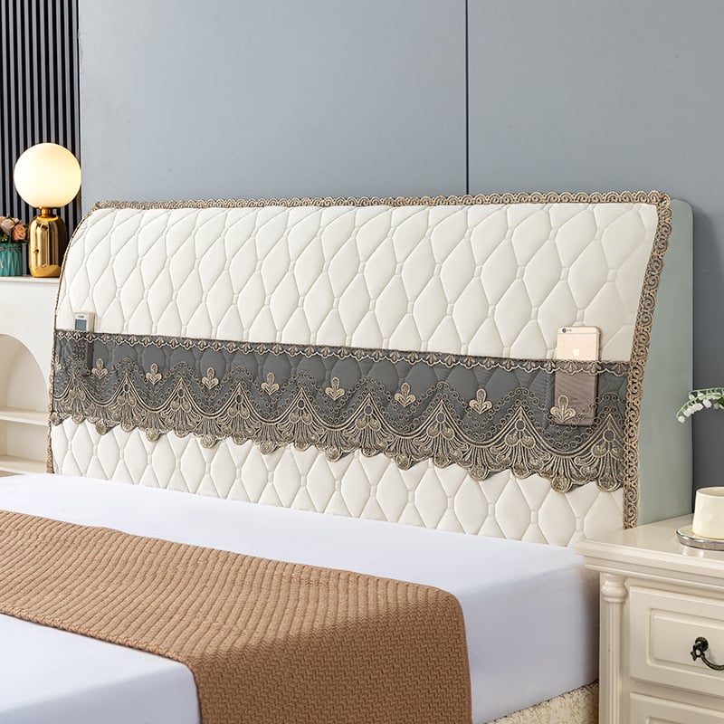 Σετ καλύμματος κεφαλής κρεβατιού από φλάνελ – τετραεποχικό, παχύ, προστασία από σκόνη για την πλάτη, καθολικό, αντιχτυπήσεων, μάρκα Xinjia Harbor