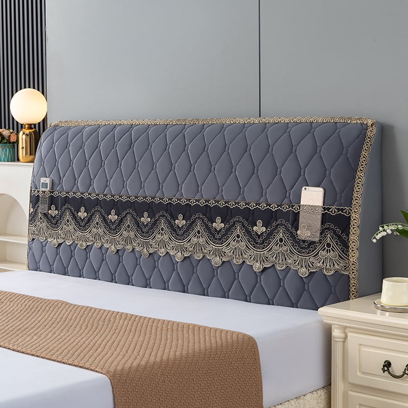 Σετ καλύμματος κεφαλής κρεβατιού από φλάνελ – τετραεποχικό, παχύ, προστασία από σκόνη για την πλάτη, καθολικό, αντιχτυπήσεων, μάρκα Xinjia Harbor