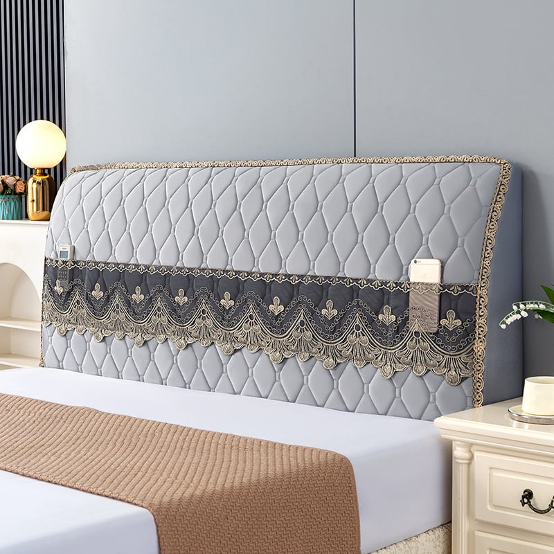 Σετ καλύμματος κεφαλής κρεβατιού από φλάνελ – τετραεποχικό, παχύ, προστασία από σκόνη για την πλάτη, καθολικό, αντιχτυπήσεων, μάρκα Xinjia Harbor