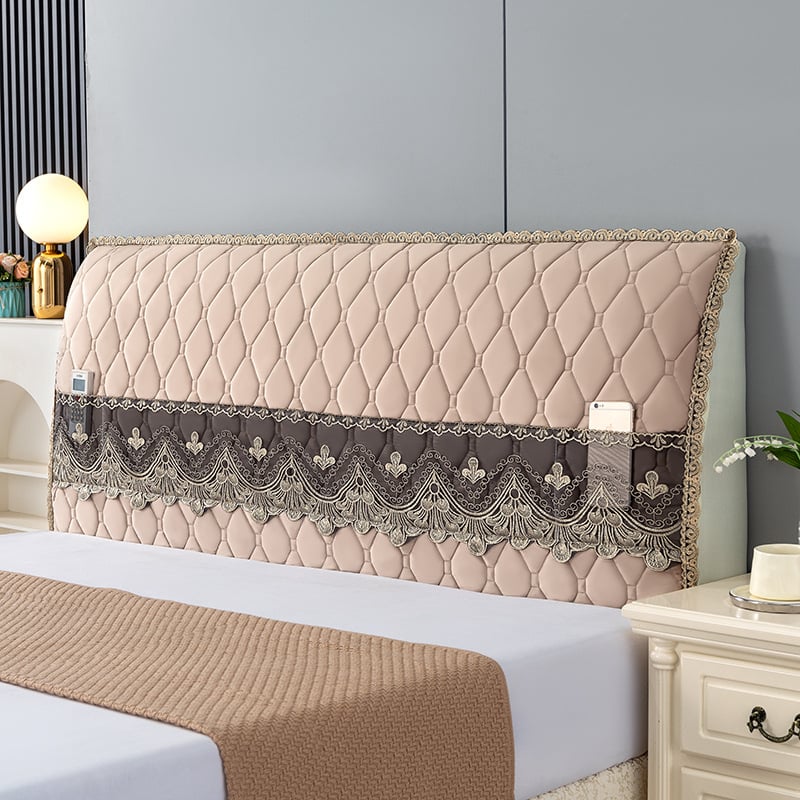 Σετ καλύμματος κεφαλής κρεβατιού από φλάνελ – τετραεποχικό, παχύ, προστασία από σκόνη για την πλάτη, καθολικό, αντιχτυπήσεων, μάρκα Xinjia Harbor