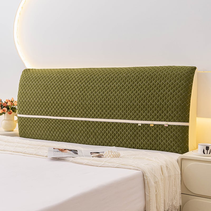 Σετ καλύμματος κεφαλής κρεβατιού από φλάνελ – τετραεποχικό, παχύ, προστασία από σκόνη για την πλάτη, καθολικό, αντιχτυπήσεων, μάρκα Xinjia Harbor