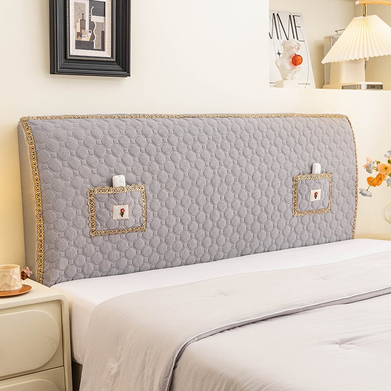 Σετ καλύμματος κεφαλής κρεβατιού από φλάνελ – τετραεποχικό, παχύ, προστασία από σκόνη για την πλάτη, καθολικό, αντιχτυπήσεων, μάρκα Xinjia Harbor