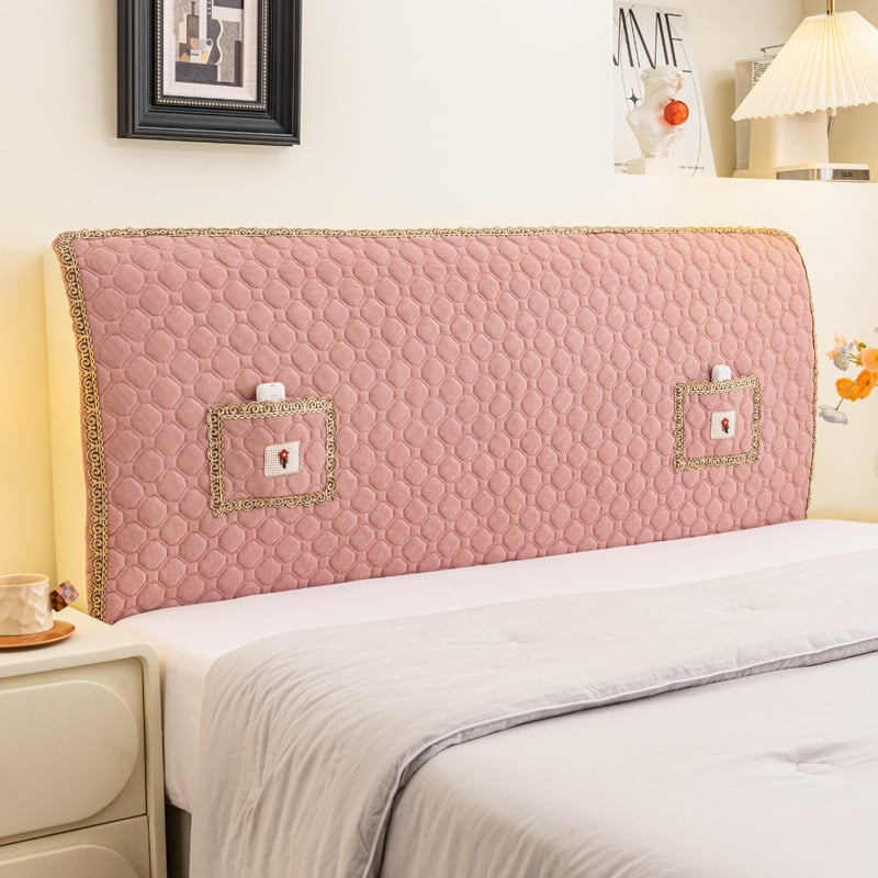 Σετ καλύμματος κεφαλής κρεβατιού από φλάνελ – τετραεποχικό, παχύ, προστασία από σκόνη για την πλάτη, καθολικό, αντιχτυπήσεων, μάρκα Xinjia Harbor