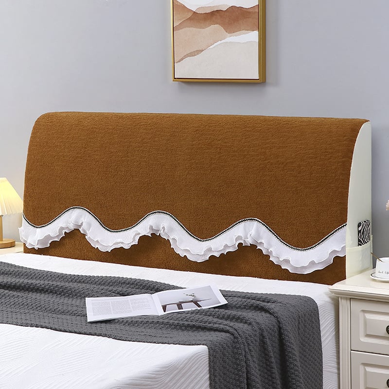 Σετ καλύμματος κεφαλής κρεβατιού από φλάνελ – τετραεποχικό, παχύ, προστασία από σκόνη για την πλάτη, καθολικό, αντιχτυπήσεων, μάρκα Xinjia Harbor