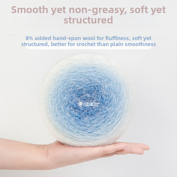 Νήμα μαλλιού με μονοχρωματική διαβάθμιση για DIY βελονάκι — 200 g / 456 m, ανάμικτο μαλλί, καταγωγή Jiangyin, Jiangsu, Snowball μάρκα