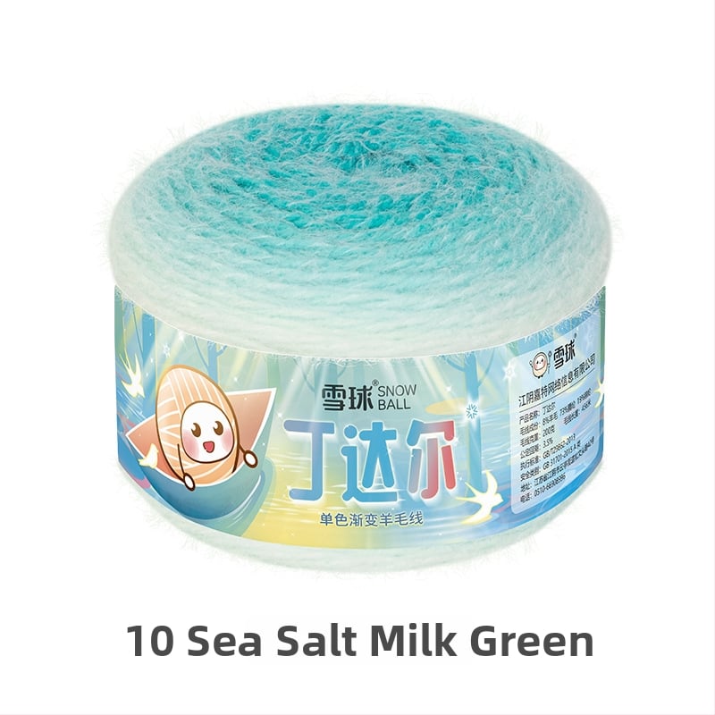 Νήμα μαλλιού με μονοχρωματική διαβάθμιση για DIY βελονάκι — 200 g / 456 m, ανάμικτο μαλλί, καταγωγή Jiangyin, Jiangsu, Snowball μάρκα