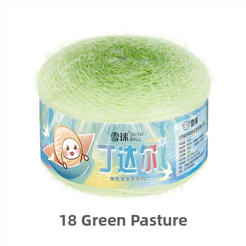 Νήμα μαλλιού με μονοχρωματική διαβάθμιση για DIY βελονάκι — 200 g / 456 m, ανάμικτο μαλλί, καταγωγή Jiangyin, Jiangsu, Snowball μάρκα
