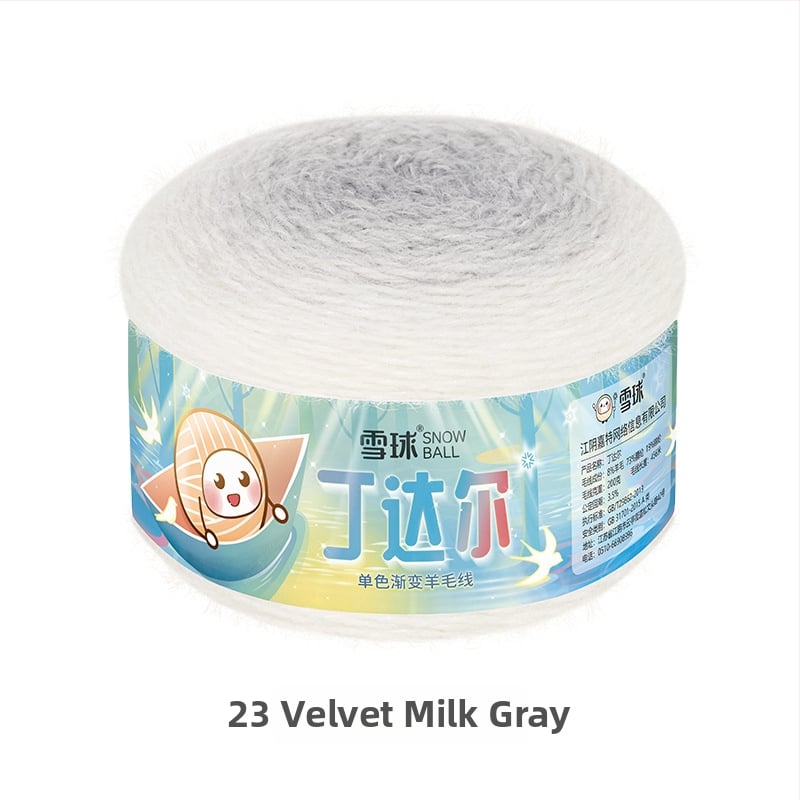 Νήμα μαλλιού με μονοχρωματική διαβάθμιση για DIY βελονάκι — 200 g / 456 m, ανάμικτο μαλλί, καταγωγή Jiangyin, Jiangsu, Snowball μάρκα