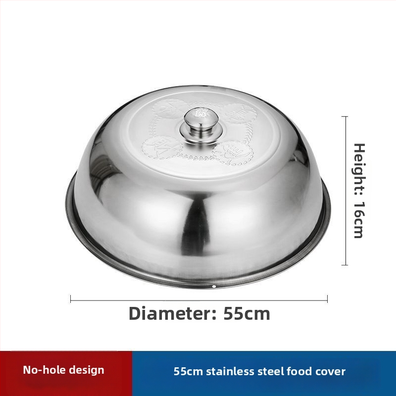 Fém edényfedél – konyhai fedő tálakhoz és ételekhez, porvédő