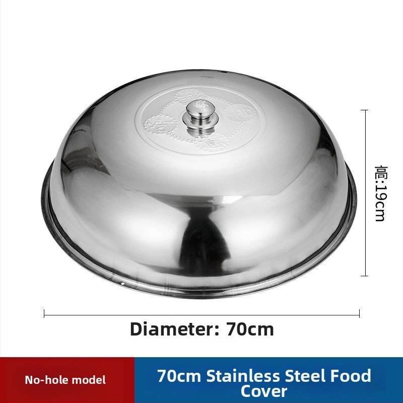 Fém edényfedél – konyhai fedő tálakhoz és ételekhez, porvédő