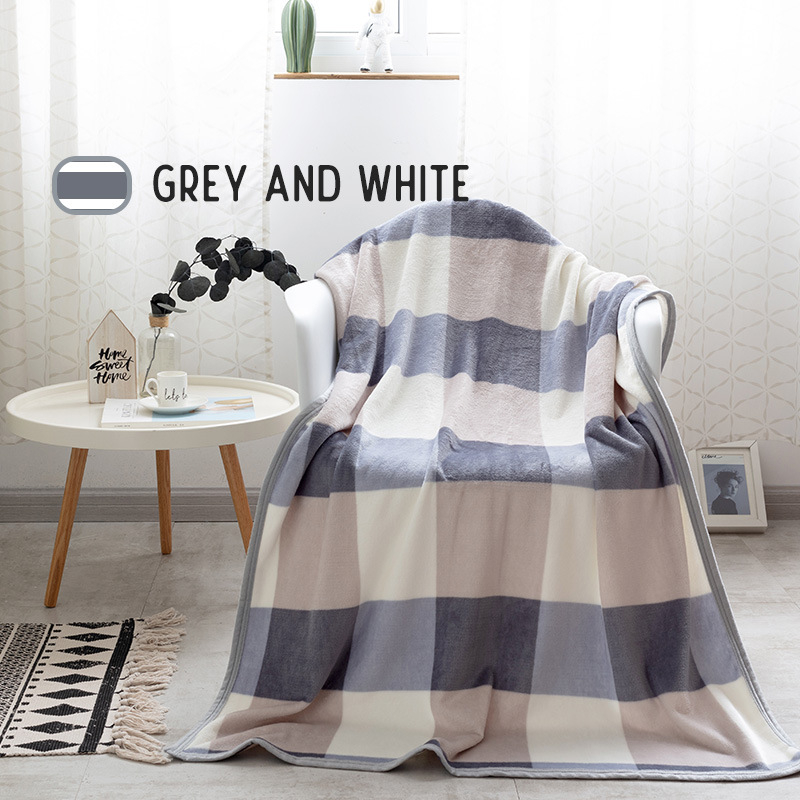 Väike pleed (veluur tekstuur; geomeetriline muster; lihtne ja kaasaegne stiil; sobib kontorisse lühiajaks un tudengite korteritesse)