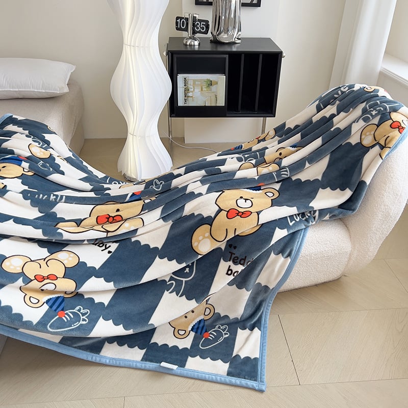 Väike pleed (veluur tekstuur; geomeetriline muster; lihtne ja kaasaegne stiil; sobib kontorisse lühiajaks un tudengite korteritesse)