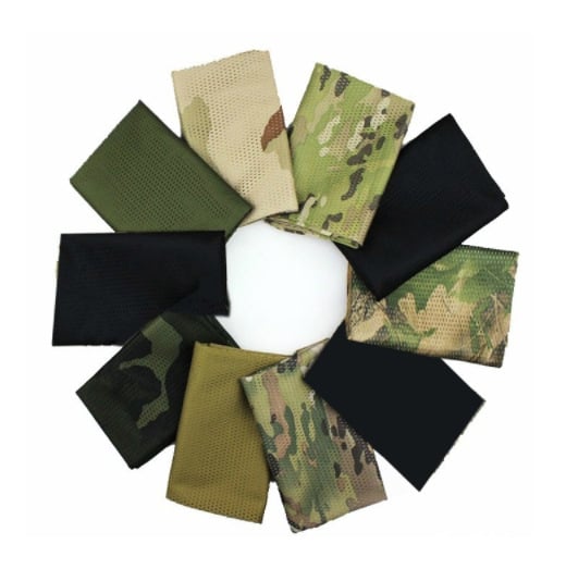 Tak­tiska Kamuflāžas Kakla Šalle - Elpojošs Poliesteris, Universāla, Ārpus Telpām, Ar Logotipa Apdruku