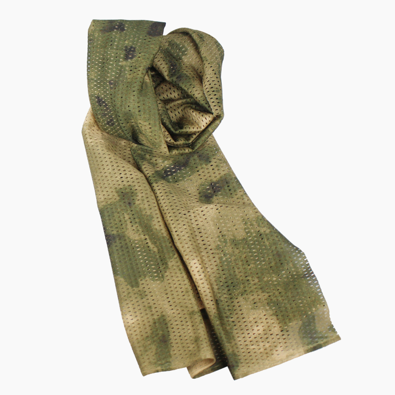 Tak­tiska Kamuflāžas Kakla Šalle - Elpojošs Poliesteris, Universāla, Ārpus Telpām, Ar Logotipa Apdruku