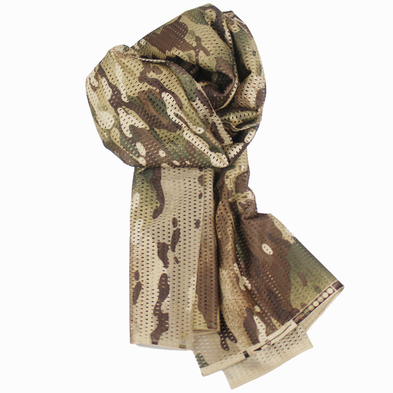 Tak­tiska Kamuflāžas Kakla Šalle - Elpojošs Poliesteris, Universāla, Ārpus Telpām, Ar Logotipa Apdruku