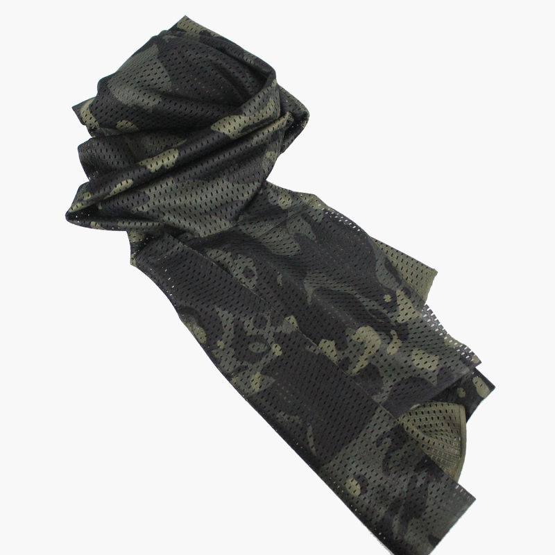 Tak­tiska Kamuflāžas Kakla Šalle - Elpojošs Poliesteris, Universāla, Ārpus Telpām, Ar Logotipa Apdruku