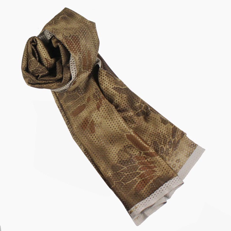 Tak­tiska Kamuflāžas Kakla Šalle - Elpojošs Poliesteris, Universāla, Ārpus Telpām, Ar Logotipa Apdruku
