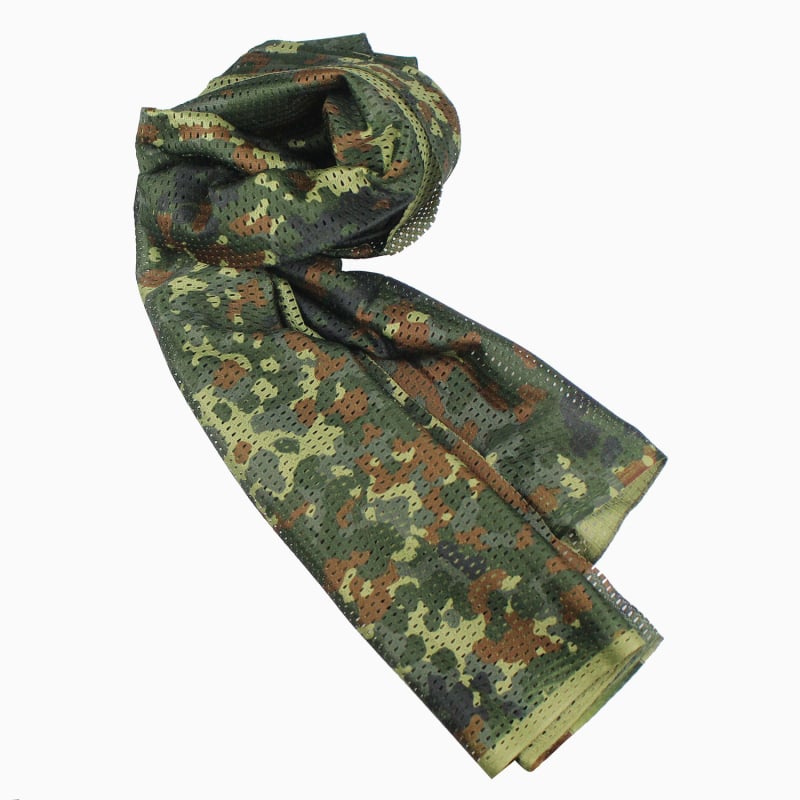 Tak­tiska Kamuflāžas Kakla Šalle - Elpojošs Poliesteris, Universāla, Ārpus Telpām, Ar Logotipa Apdruku