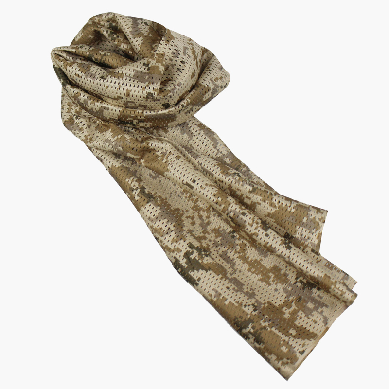 Tak­tiska Kamuflāžas Kakla Šalle - Elpojošs Poliesteris, Universāla, Ārpus Telpām, Ar Logotipa Apdruku