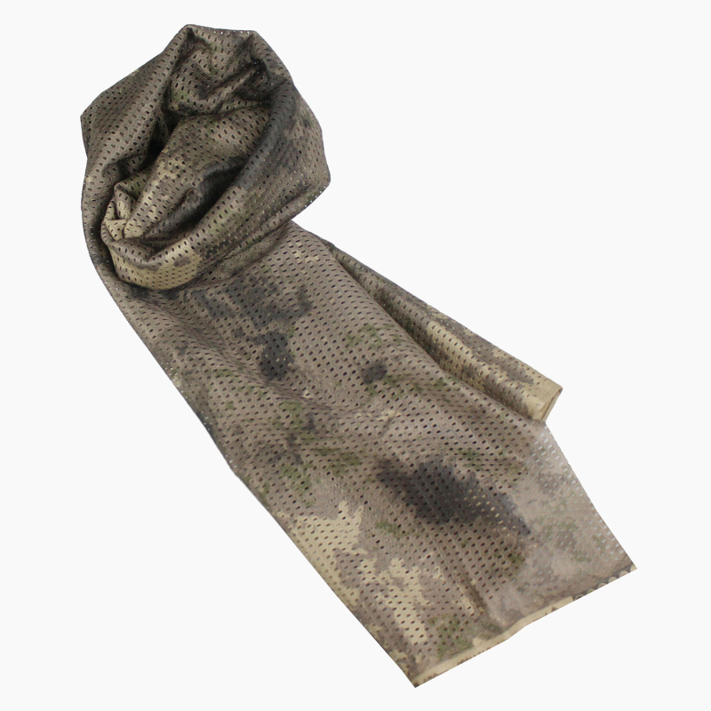 Tak­tiska Kamuflāžas Kakla Šalle - Elpojošs Poliesteris, Universāla, Ārpus Telpām, Ar Logotipa Apdruku