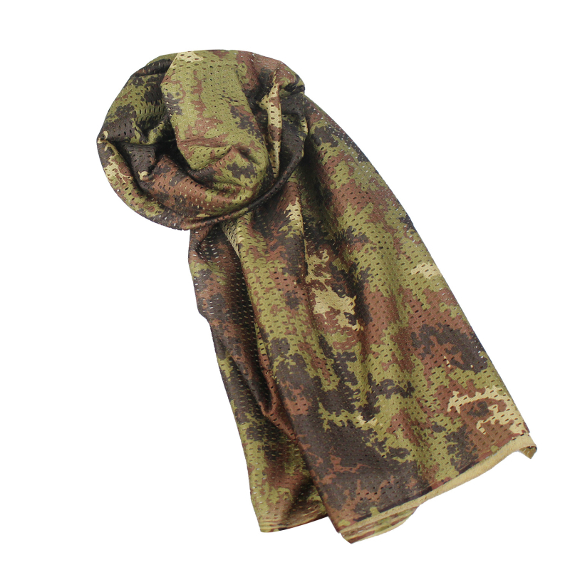 Tak­tiska Kamuflāžas Kakla Šalle - Elpojošs Poliesteris, Universāla, Ārpus Telpām, Ar Logotipa Apdruku