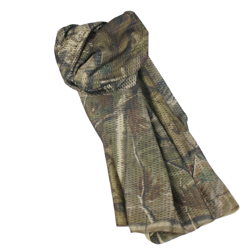 Tak­tiska Kamuflāžas Kakla Šalle - Elpojošs Poliesteris, Universāla, Ārpus Telpām, Ar Logotipa Apdruku