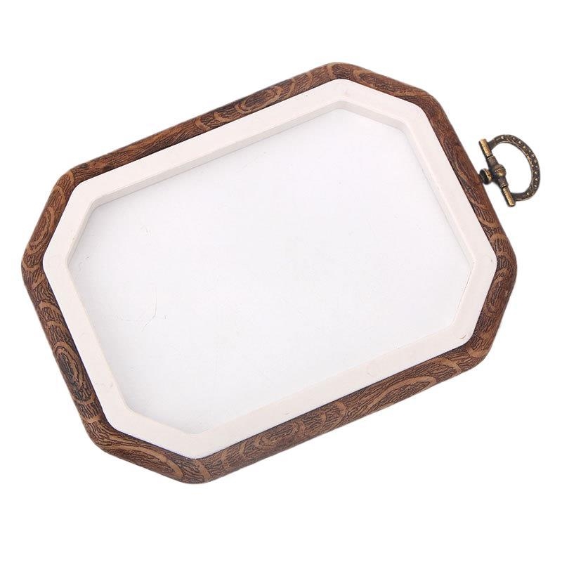 Inel de broderie pentru cruce - bază din plastic, țesătură 9 ct, stil Nordic, broderie pe țesătură