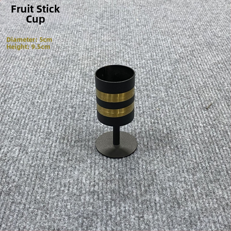 Nerūdijančio plieno vaisių laikiklis KTV komplektui, stalinis dekoras barui ir klubui