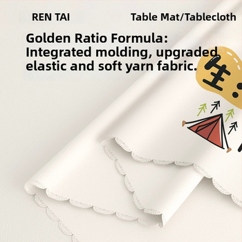 PVC staltiesė kempingui, atspari vandeniui ir aliejui, apsauga nuo nudegimų ir šilumos izoliacija, stačiakampio formos su gėlių raštu, šiuolaikiškas stilius