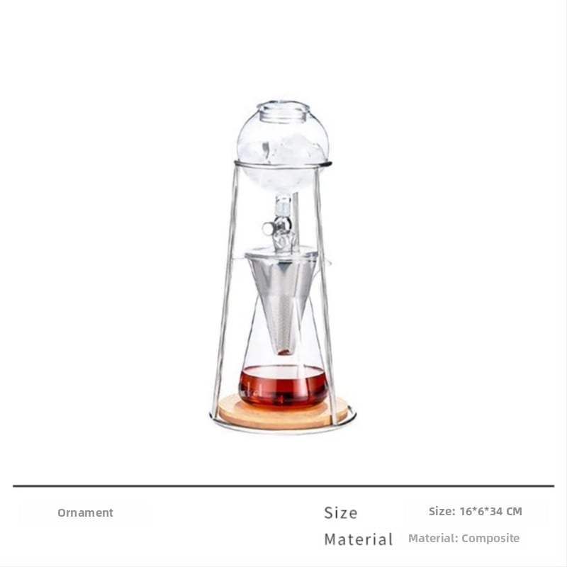 Διακοσμητική φιγούρα: φλυτζάνι καφέ και κατσαρολάκι pour-over – απλός και μοντέρνος στυλ, ημιχειροποίητη κατασκευή, κατάλληλο δώρο για γενέθλια και διαφημιστικά δώρα