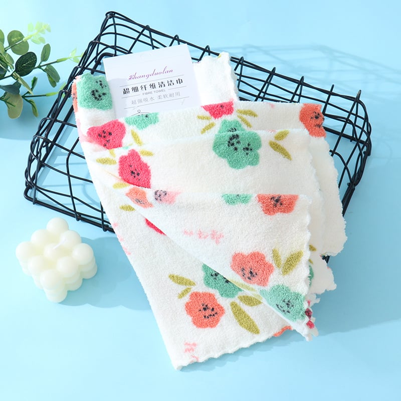 Sundolan kvadratinė virtuvinė rankšluostis iš fleece audinio, 32 siūlai, 130 g, spausdintas logotipas