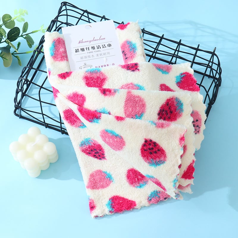 Sundolan kvadratinė virtuvinė rankšluostis iš fleece audinio, 32 siūlai, 130 g, spausdintas logotipas