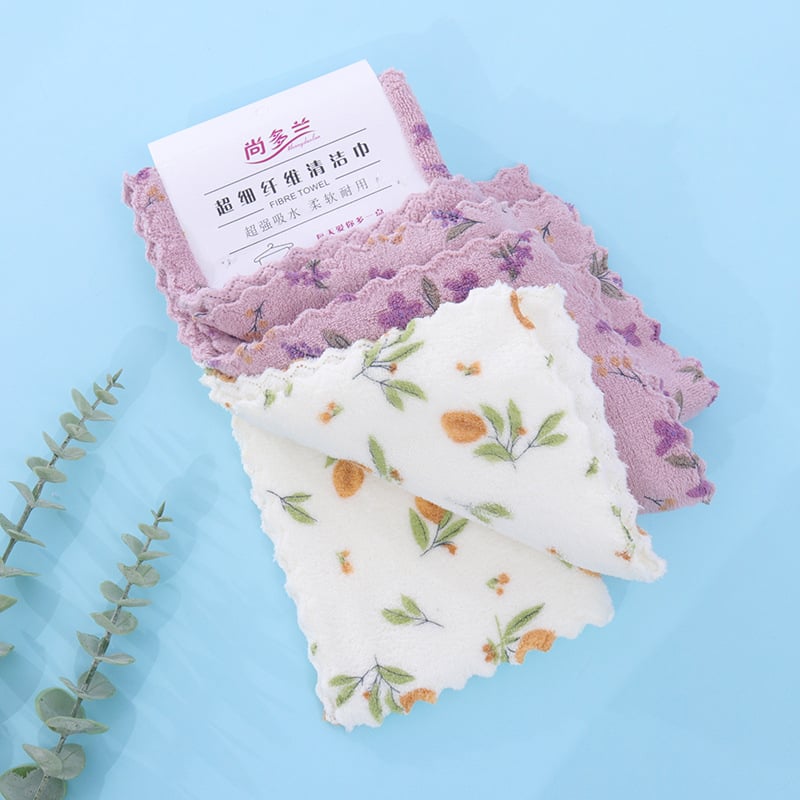 Sundolan kvadratinė virtuvinė rankšluostis iš fleece audinio, 32 siūlai, 130 g, spausdintas logotipas