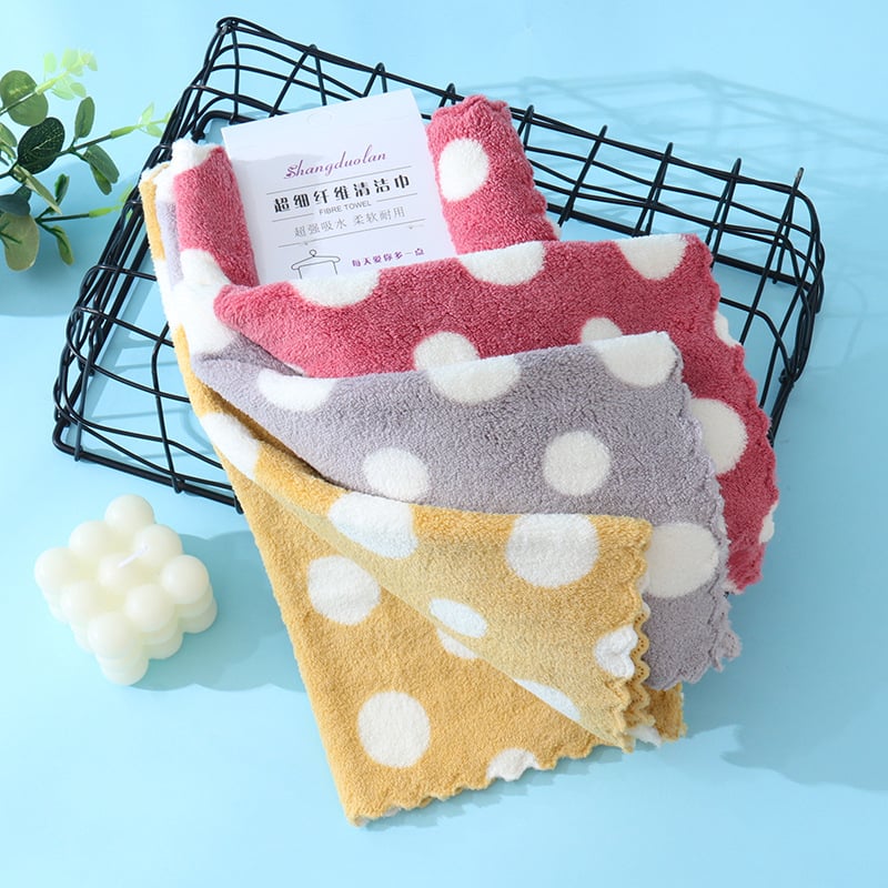 Sundolan kvadratinė virtuvinė rankšluostis iš fleece audinio, 32 siūlai, 130 g, spausdintas logotipas