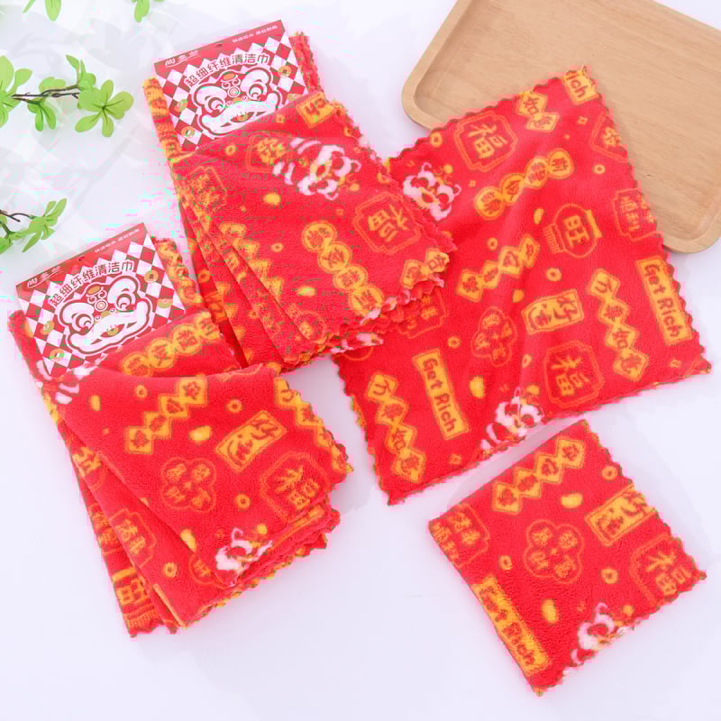 Sundolan kvadratinė virtuvinė rankšluostis iš fleece audinio, 32 siūlai, 130 g, spausdintas logotipas