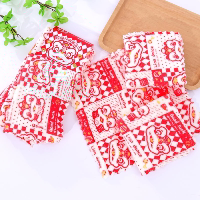 Sundolan kvadratinė virtuvinė rankšluostis iš fleece audinio, 32 siūlai, 130 g, spausdintas logotipas