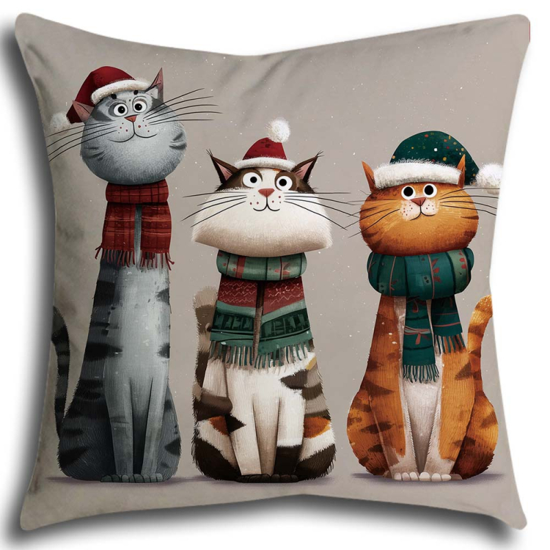 Pagalvėlės užvalkalas Peach Skin, miela katė dekoracijai sofai, pritaikomas, šiuolaikiško interjero svetainėje