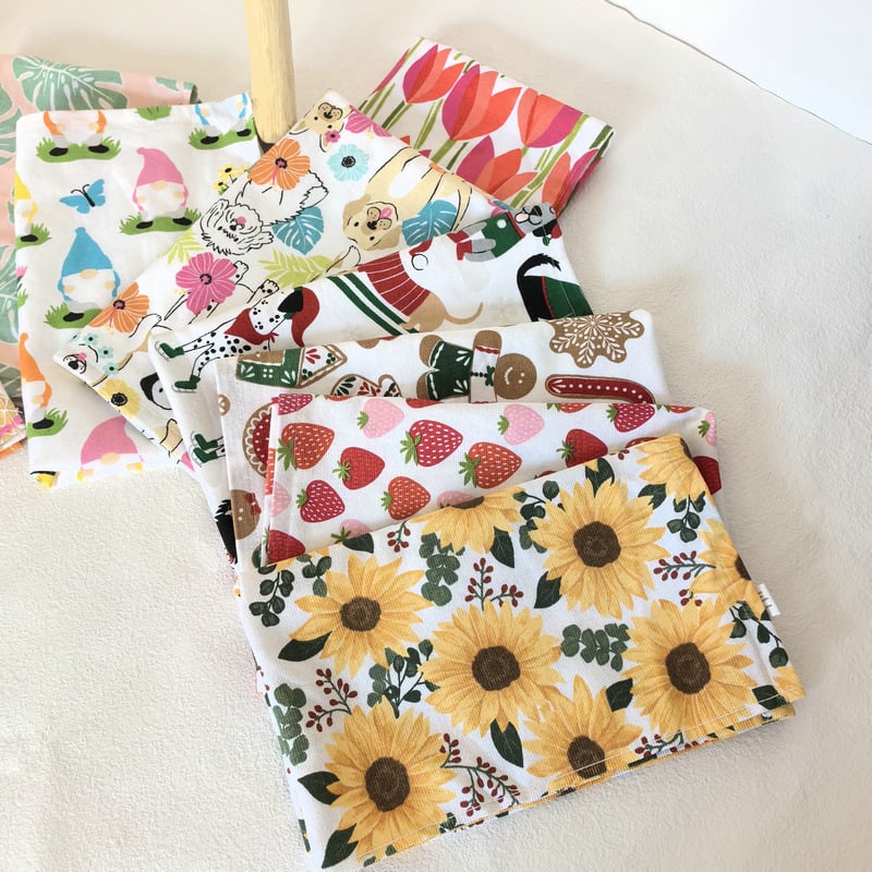 Virtuvės rankšluostis iš 100% medvilnės, reaktyvus spausdinimas, 90 g, vienos pynės siūlas, Kalėdinė serija