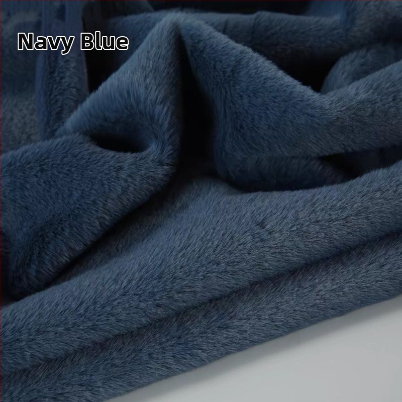 Crtić stil plastična lutka s debelom imitacijom zečje dlake, poliester tkanina, Suzhou vez — materijali za DIY rukotvorine