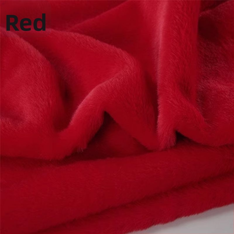 Crtić stil plastična lutka s debelom imitacijom zečje dlake, poliester tkanina, Suzhou vez — materijali za DIY rukotvorine