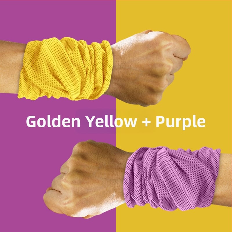 Sportinis riešo rankšluostis, poliesteris, siuvami kraštai, 145 g, greitas atvėsinimas ir džiovinimas, prakaito sugėrimas 0-5 s