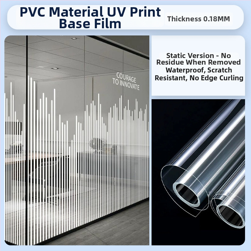 PVC stiklo plėvelė namų dekoravimui, 4 vnt., elektrostatinis klijavimas, šiaurietiškas stilius, peizažo raštas