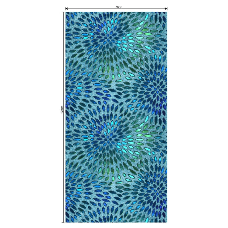 Elektrostatinis stiklo plėvelė langams - PVC medžiaga, modernus minimalistinis stilius, raštas: Kitas, pritaikoma apdaila