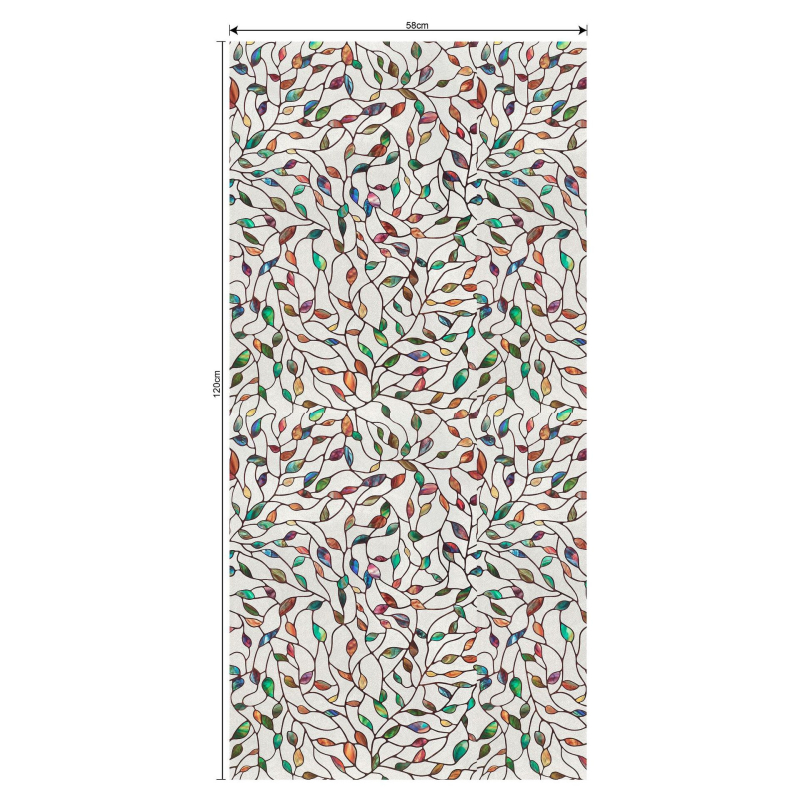 Elektrostatinis stiklo plėvelė langams - PVC medžiaga, modernus minimalistinis stilius, raštas: Kitas, pritaikoma apdaila